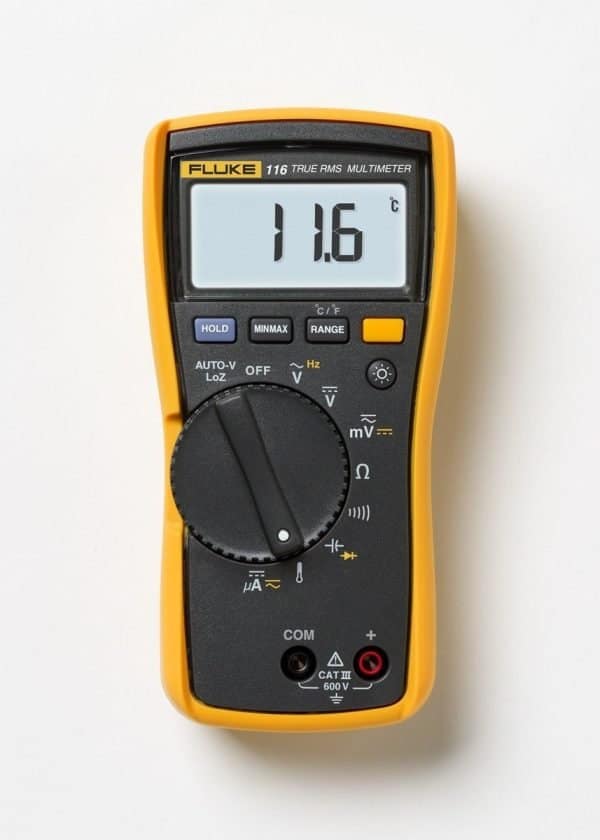 Kit Fluke Multimetro Pinza Amperimetria 116 323 Estuche