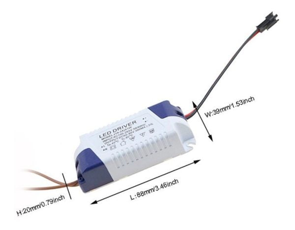 Controlador Ojo De Buey Led hasta 21w Luces Gypsum Panel
