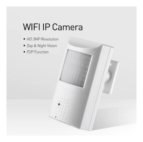 Camara Espia En Sensor Movimiento 3mp P2p H.265 Nocturna