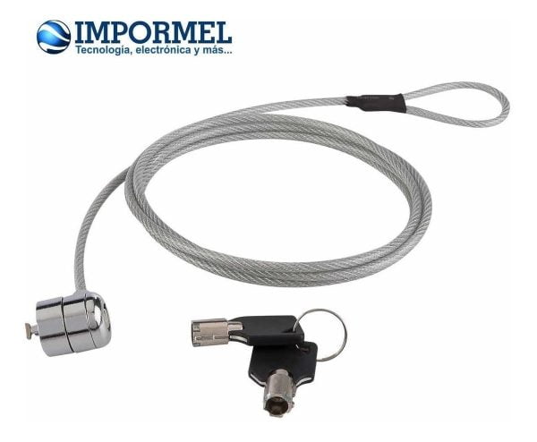 Candado Cable De Seguridad Con Llave Para Portátil Laptop