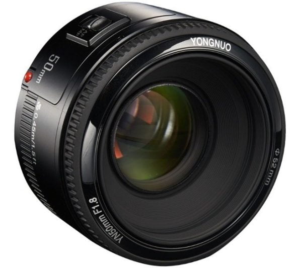 Lente Yongnuo 50mm F/1.8 Para Canon Eos 60d 70d 5d2 5d3 600d