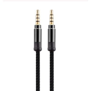 Cable Auxiliar Audio 3.5 Mm 1.5m iPod Radio Calidad Nylon