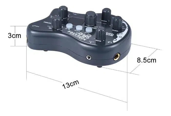 Multiefectos Para Guitarra Pedal Bateria Pock Rock Portatil