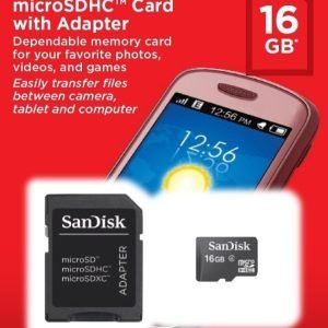 Memoria Micro Sd 16gb Sandisk Class 4 Ideal Camaras Espias