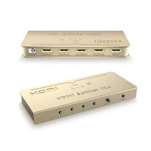 Splitter Hdmi 1x4 1 Entrada 4 Salidas 1080p 3d Ultra Hd 4k
