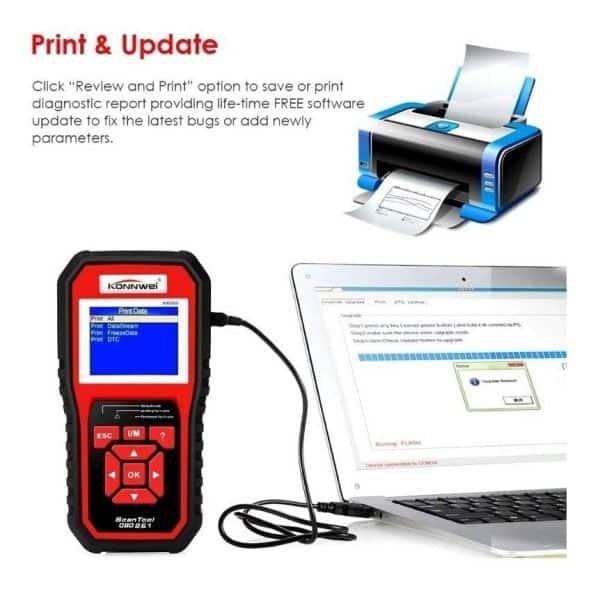 Escaner Automotriz KW850 Multimarcas Obdii / Eobd Obd2