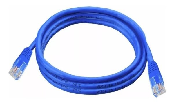 Cable De Red Utp Patch Cord Cat 5e Certificado 2 Mts Calidad