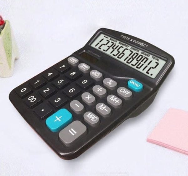 Calculadora De Pantalla Grande De 12 Dígitos Contabilidad