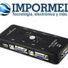 Switch Kvm 4 Puertos Usb Coolead Teclado Mouse Video