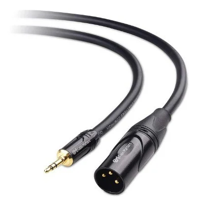 Cable 3.5 Mm Aux Stereo A Xlr Macho Macho 1 Metro