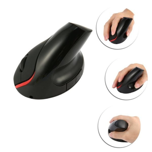 Mouse Ergonomico Vertical Inalambrico 1600 Dpi Raton Juegos