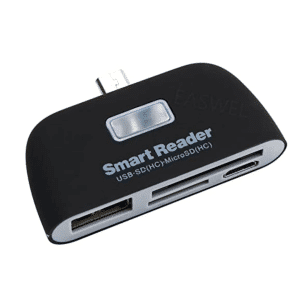 Adaptador Convertidor Otg Micro Usb A Usb Tf Sd 4 En 1