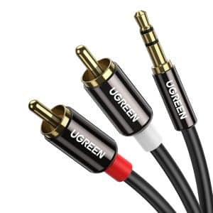 Cable RCA a 3.5 mm Cable de audio RCA Jack de 3.5 mm AUX