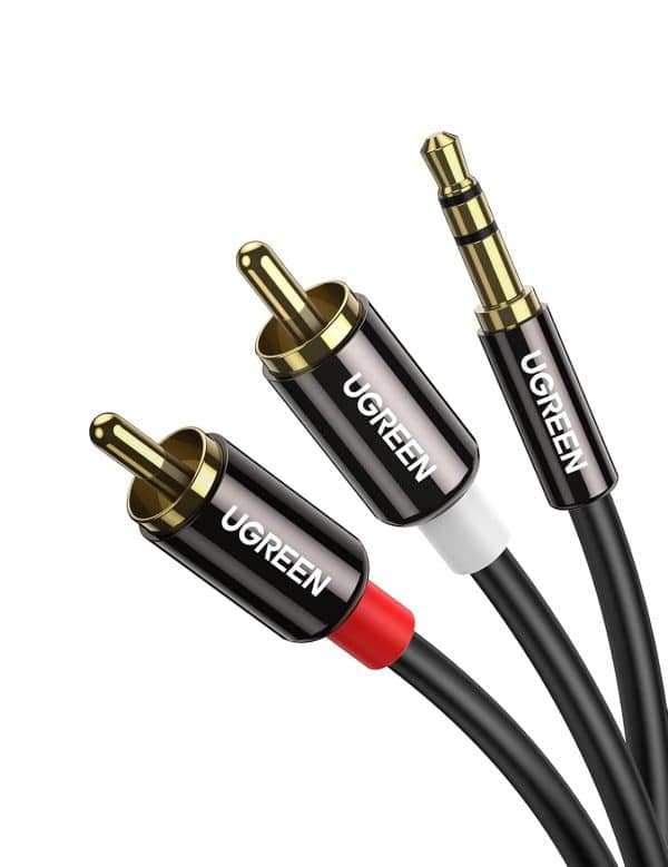 Cable RCA a 3.5 mm Cable de audio RCA Jack de 3.5 mm AUX