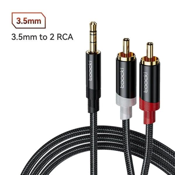Cable RCA a 3.5 mm Cable de audio RCA Jack de 3.5 mm AUX