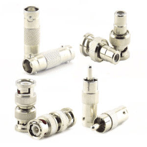Conector Bnc - Rca Hembra Macho Adaptador Camaras Cctv
