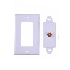Faceplate 1 Rca Audio / Video Conector Hembra