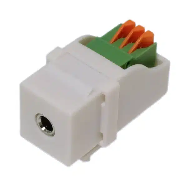 Faceplate Conector Keystone Audio 3.5mm