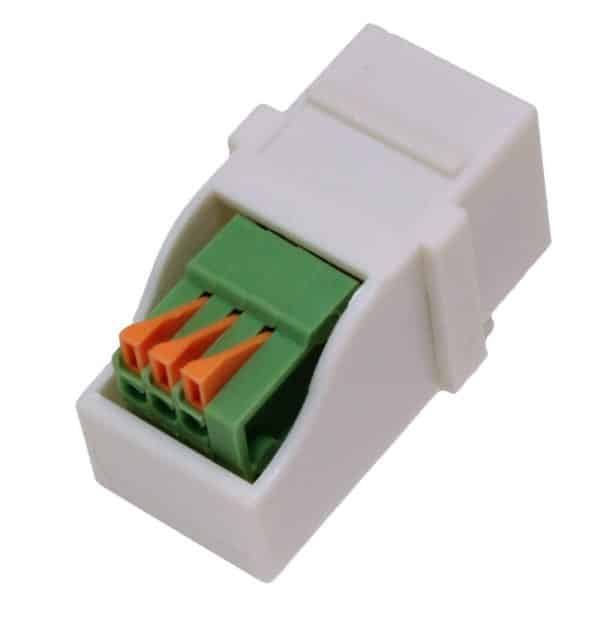 Faceplate Conector Keystone Audio 3.5mm