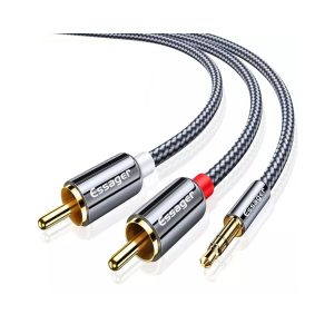 Cable RCA a 3.5 mm Cable de audio RCA Jack de 3.5 mm AUX