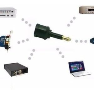 Adaptador Convertidor Audio Toslink A 3.5mm Fibra - Audio y Video - Ecuador
