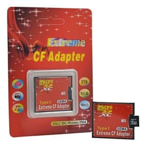 Adaptador Convertidor Micro Sd Tf A Tarjeta Compact Flash Cf - Fotografia - Ecuador
