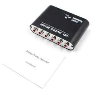 Convertidor Adaptador Decodificador Optico Coaxial A 5.1 Ch - Audio y Video - Ecuador