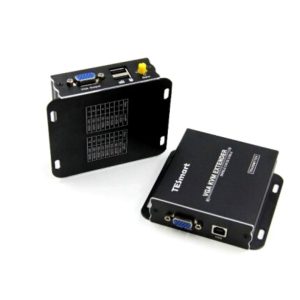 Extensor Vga 300 Metros Kvm Usb Por Cable Utp Cat5e Cat6 - Audio y Video - Ecuador