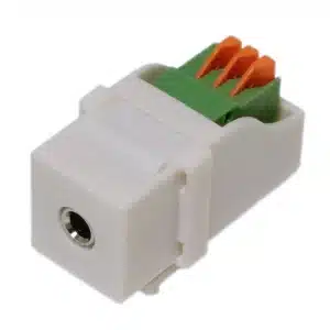Faceplate Conector Keystone Audio 3.5mm - Accesorios - Ecuador