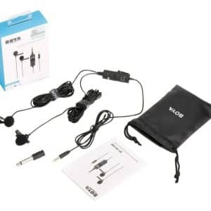 Microfono Boya By M1dm Solapa Corbata Dual Doble Pc Canon - Accesorios - Ecuador