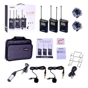 Micrófono Inalámbrico Uhf Comica Cvm-wm100 Plus Cámara Video - Accesorios - Ecuador