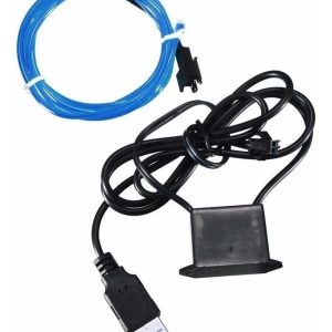 Rollo Flexible Luz Neon Blanco Frio Led + Convertidor Usb - Domótica - Ecuador