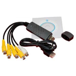 Capturadora Dvr Usb 2.0 4 Canales Audio Video Vhs Dvd Camara - Accesorios - Ecuador