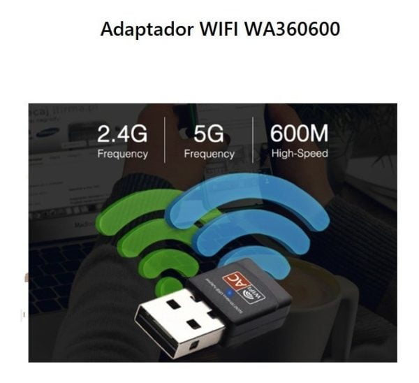 Usb Wifi Dongle 600mbps Lan 802.11ac 2.4g 5.8g Alta Calidad