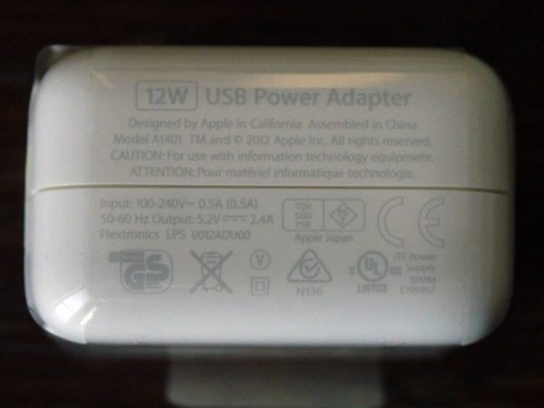 Cargador Pared Original Apple 12w iPad iPod iPhone