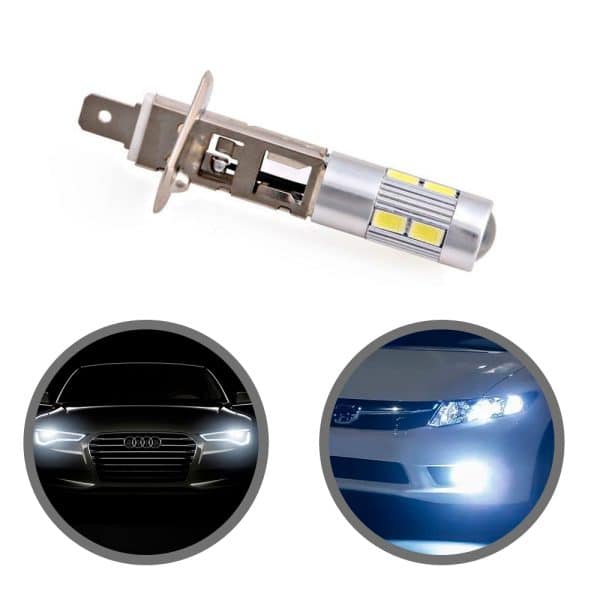 Luces Led H1 H3 24-smd Led Alto Poder 12v 6500k Niebla