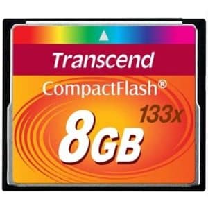 Memoria Compact Flash Transcend 8 Gb Camera Hd 3d Video 133x - Fotografia - Ecuador