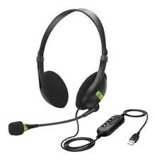 Headset Auriculares USB Computadora Laptop Mac Micrófono HD Stereo Oficina Casa - Accesorios - Ecuador