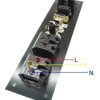 Wall Plate Face Plate Placa Aluminio Hdmi Vga Usb Audio Red