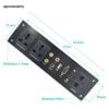 Wall Plate Face Plate Placa Aluminio Hdmi Vga Usb Audio Red