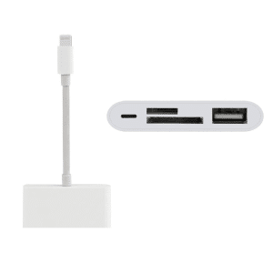 Adaptador Convertidor Camara Otg iPhone iPad Lightning Sd - Accesorios - Ecuador