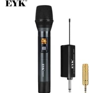 Micrófono Inalámbrico Uhf Simple Karaoke Microfono Mano Eyk - Accesorios - Ecuador