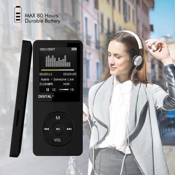Reproductor Mp3 Bluetooth Grabadora Hifi Fm Radio Max 128gb