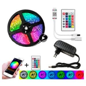 Cinta Rollo Tira Led Inteligente Rgb Color 5m 5050 Smd - Accesorios - Ecuador