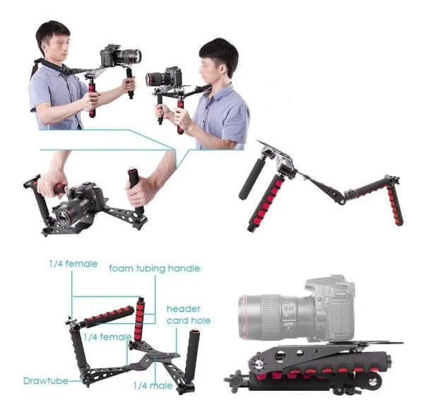 Neewer Estabilizador Rig Movie Kit Hombro Plegable Camara - Estabilizadores - Ecuador
