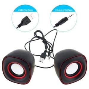 Parlantes Para Computadora Altavoz Full Sonido Stereo 3.5mm