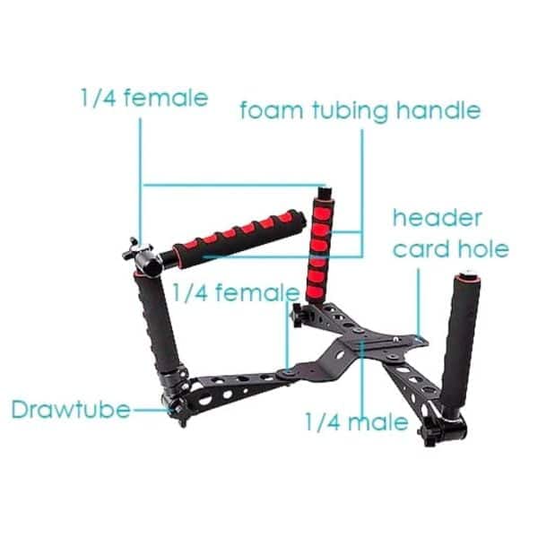 Neewer Estabilizador Rig Movie Kit Hombro Plegable Camara