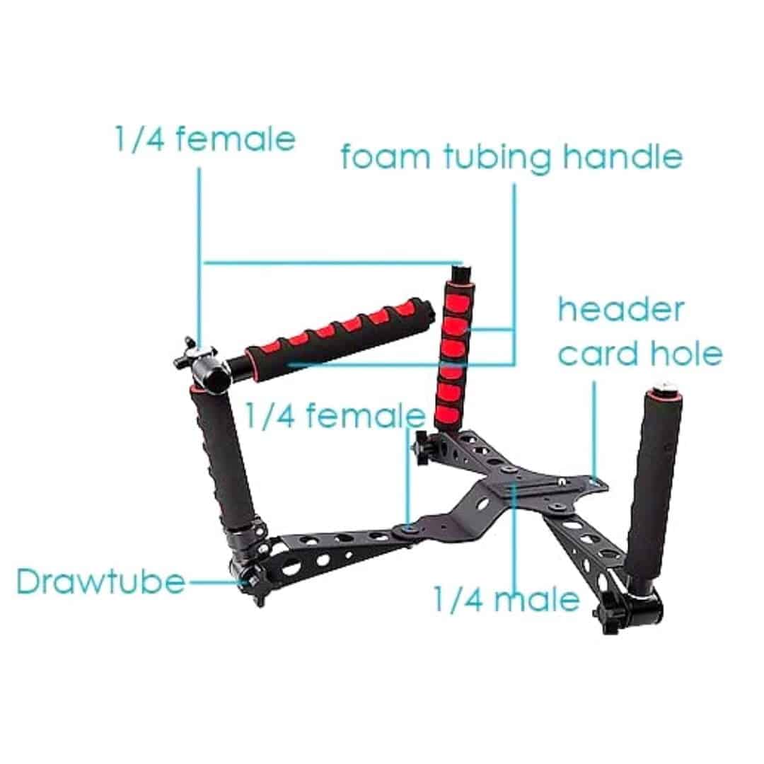 Neewer Estabilizador Rig Movie Kit Hombro Plegable Camara - Estabilizadores - Ecuador