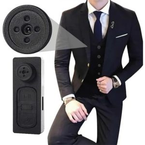 Camara Espia Oculta Tipo Boton 5mp Mini Soporta Micro Sd