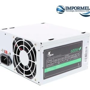 Fuente De Poder Para Pc Xtech 600w Atx 20+4 Pines 2 Sata
